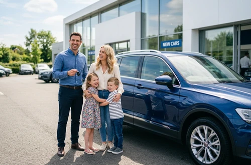 Customer getting answers about their car loan